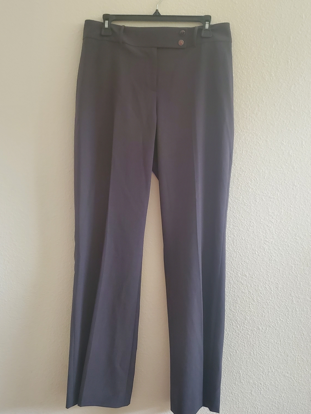 Calvin Klein Women's Curvy Fit Dress Trousers - Charcoal Grey Size 6